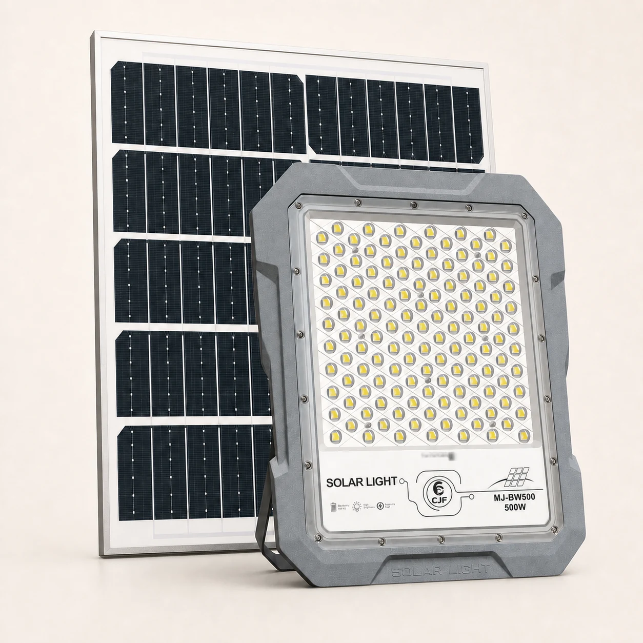 CJF-branded MJ-BW500 solar flood light