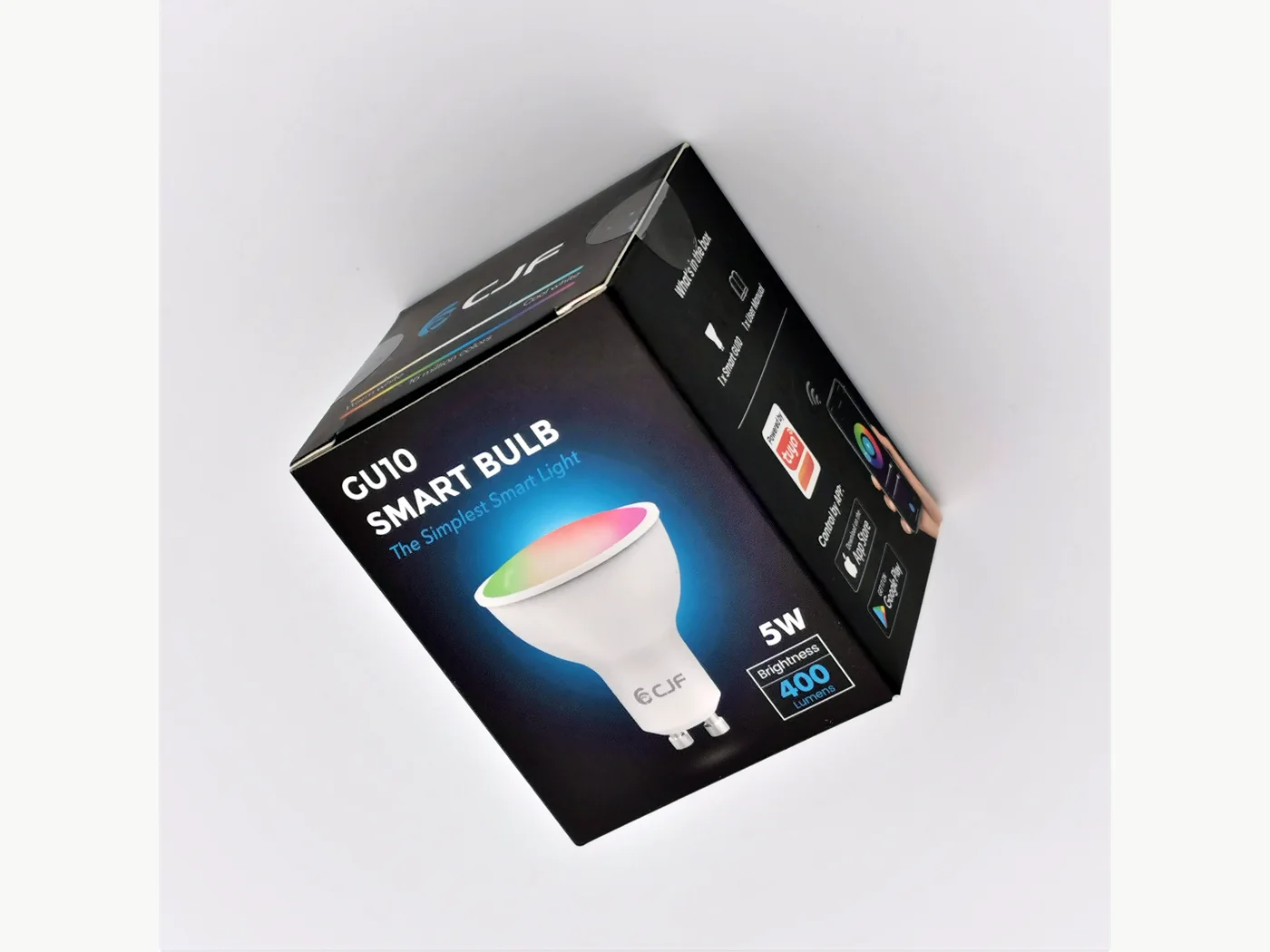 CJF packaged GU10 smart bulb