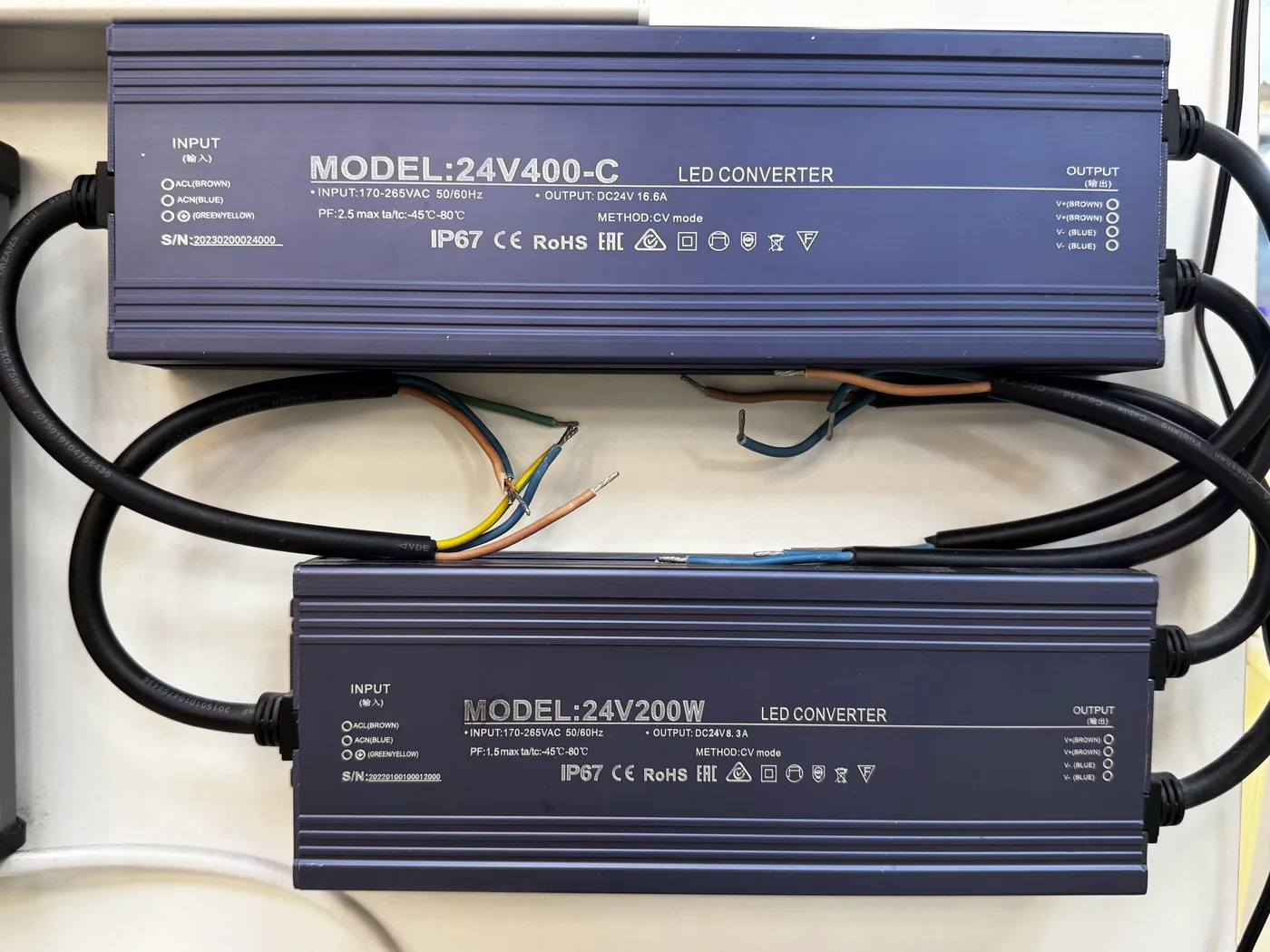 IP67 constant-voltage LED power supplies